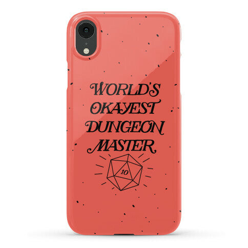 World's Okayest Dungeon Master Phone Case